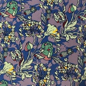 Pretty Purple Floral LuLaRoe Maxi Skirt 3x